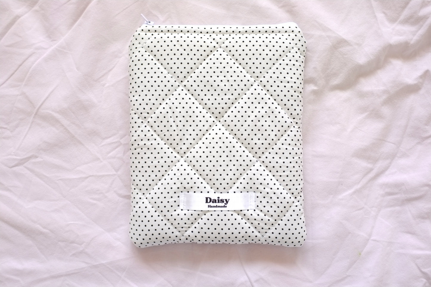 Kindle sleeve mini white polka dot