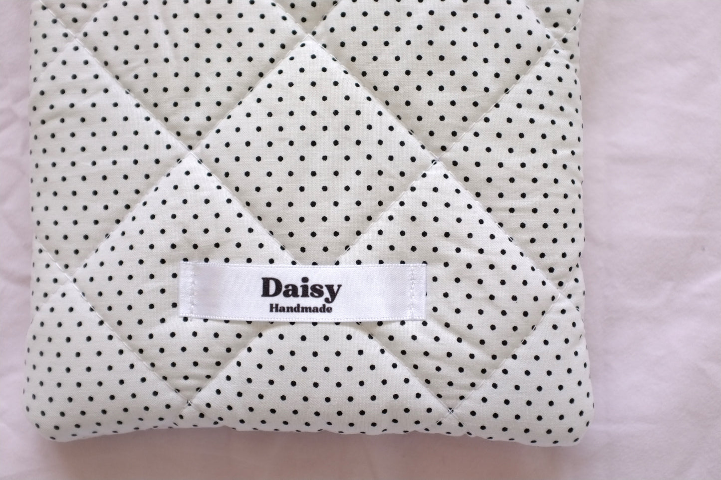 Kindle sleeve mini white polka dot