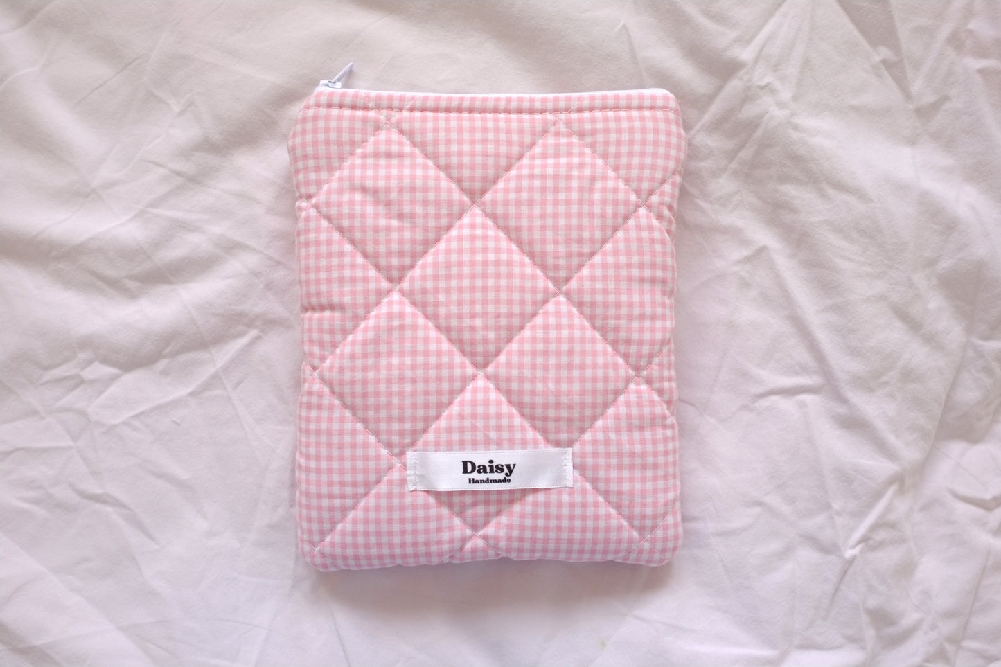 Kindle sleeve pink mini gingham
