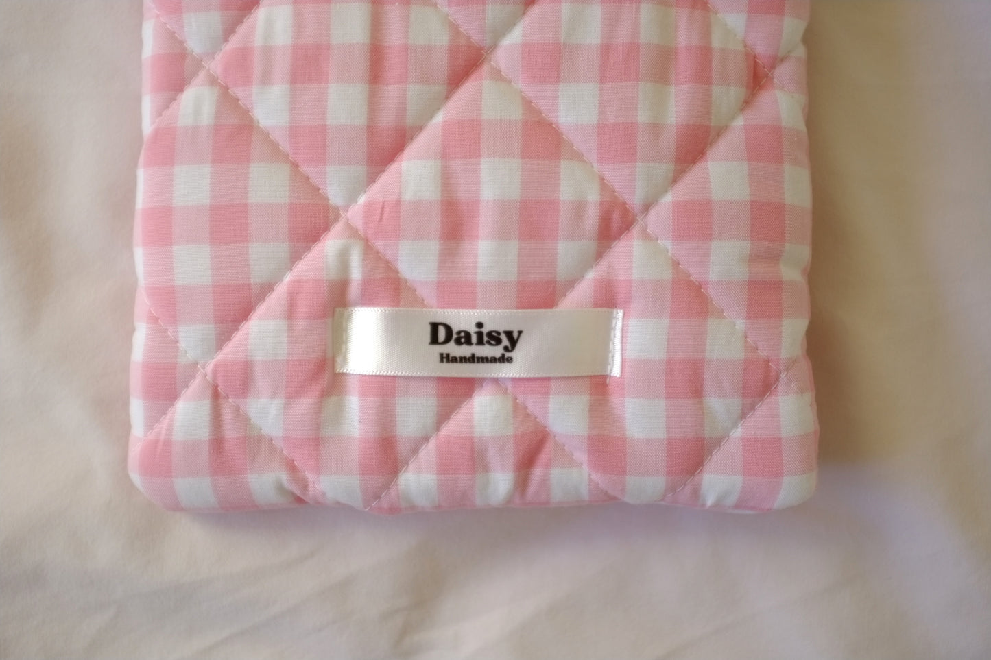 Kindle sleeve pink gingham