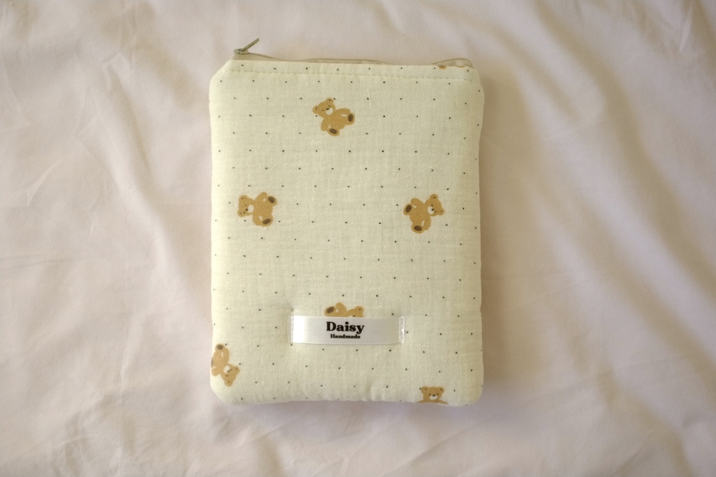 Kindle sleeve teddy bear muslin