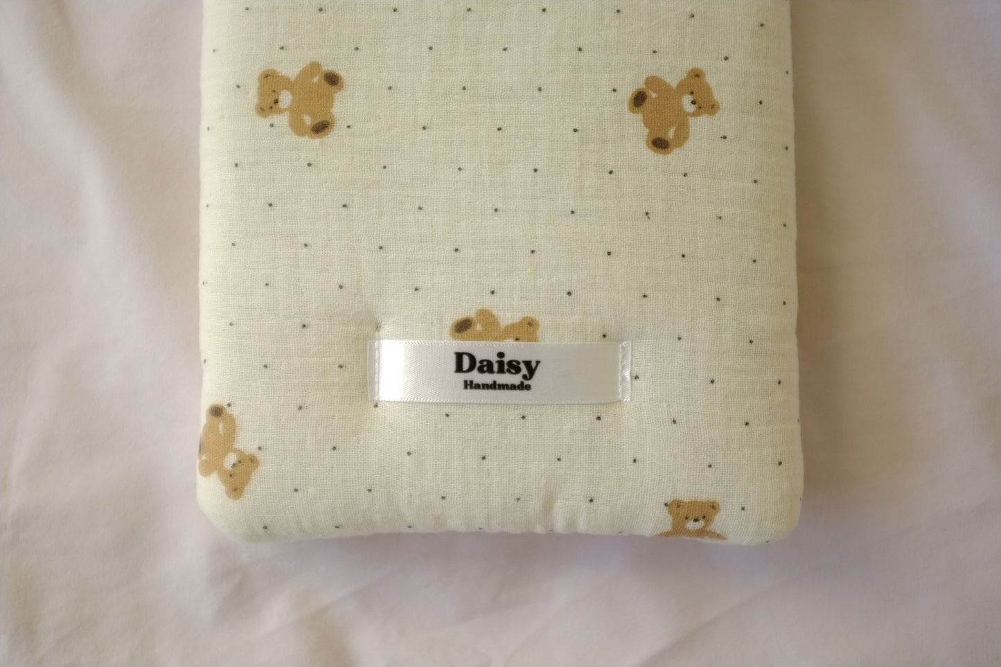 Kindle sleeve teddy bear muslin