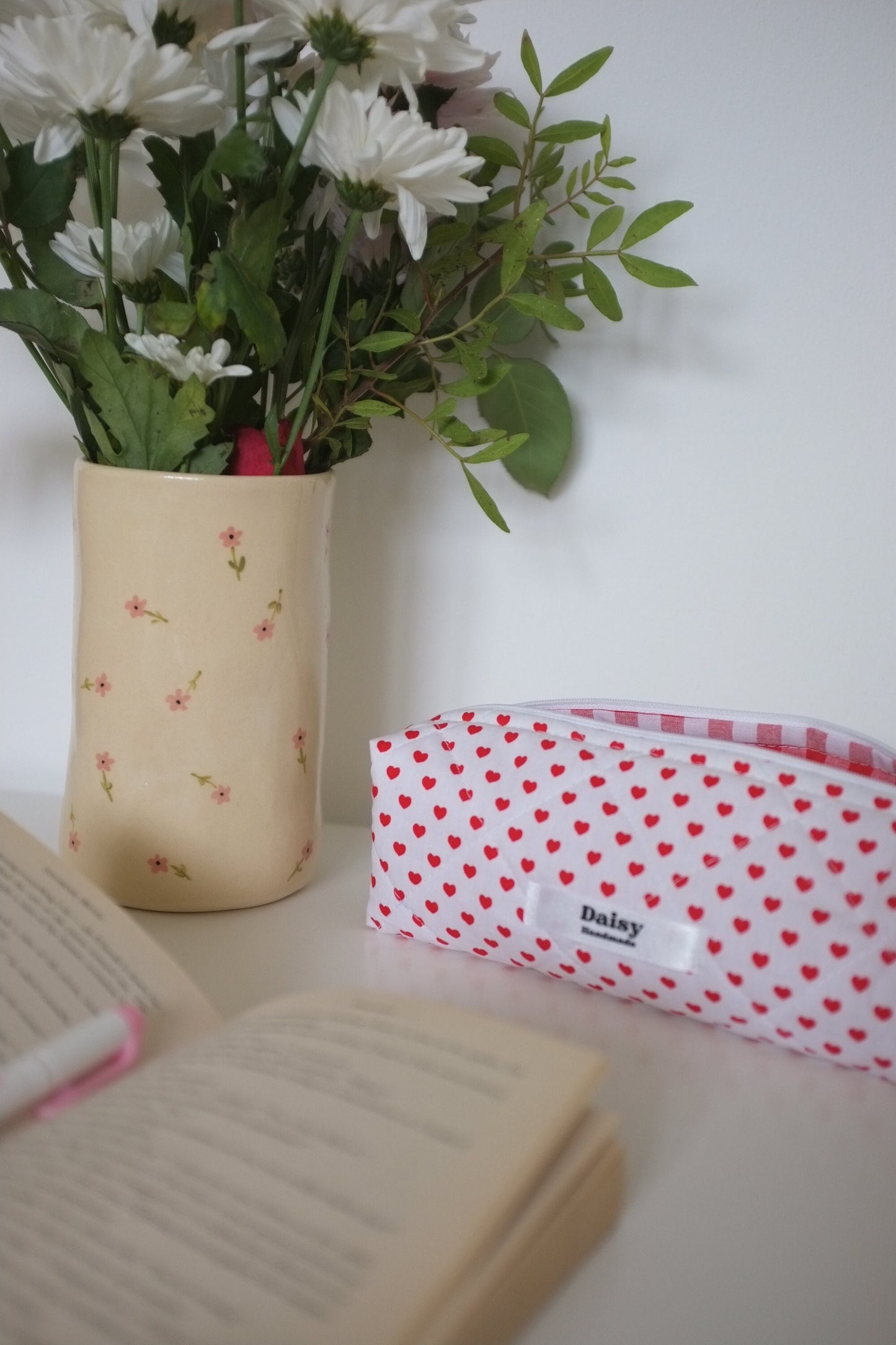 Pencil case heart