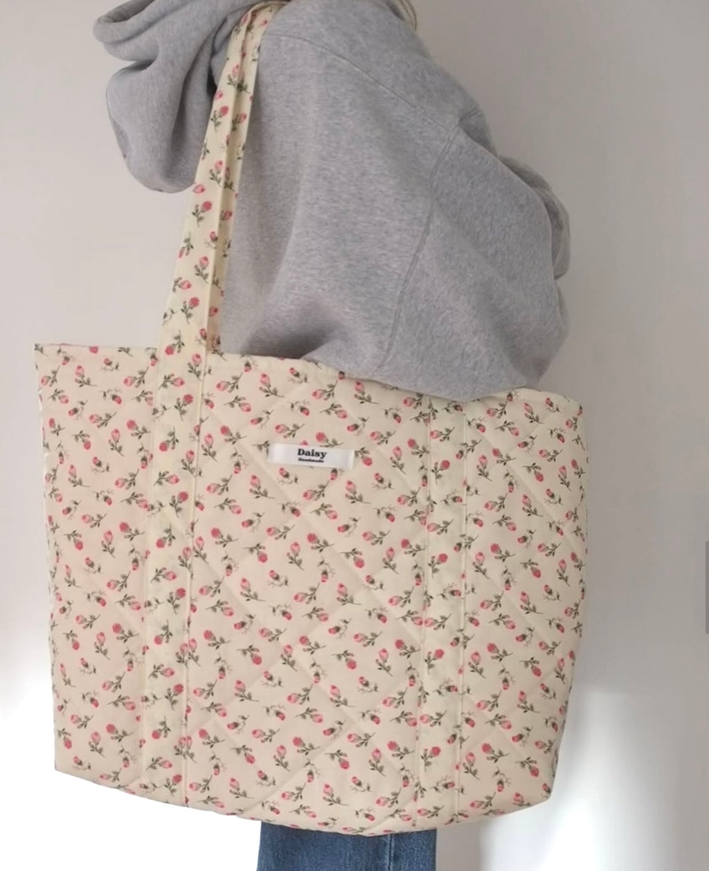 Custom Quilted Tote Bag