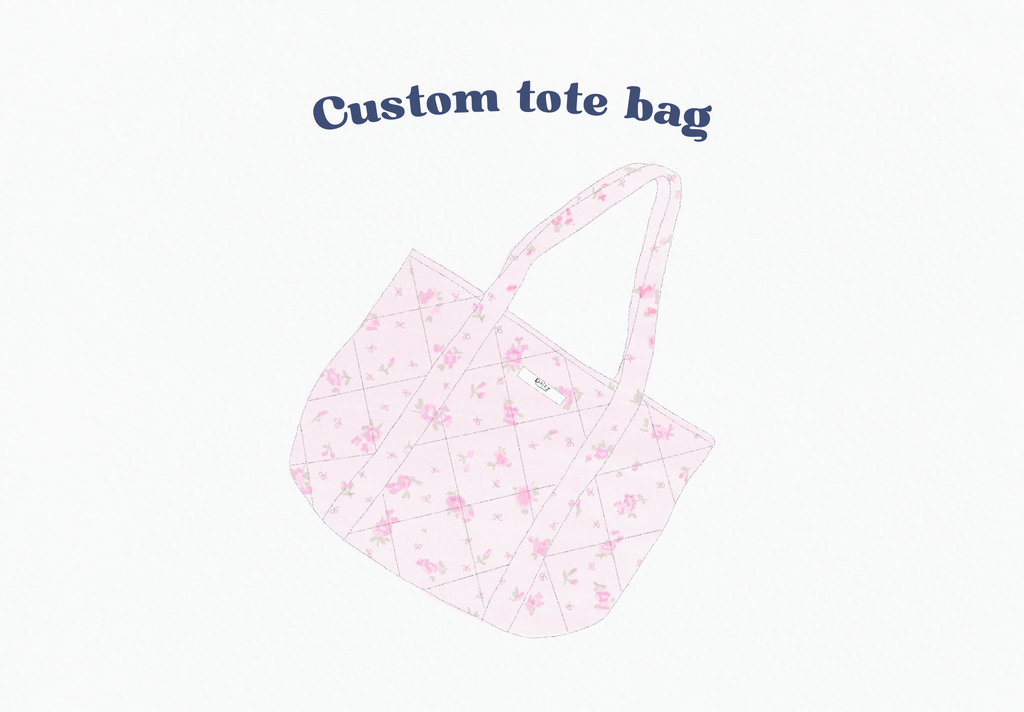 Custom Quilted Tote Bag