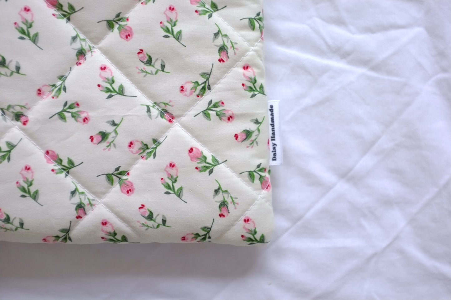 Ivory rose buds book sleeve