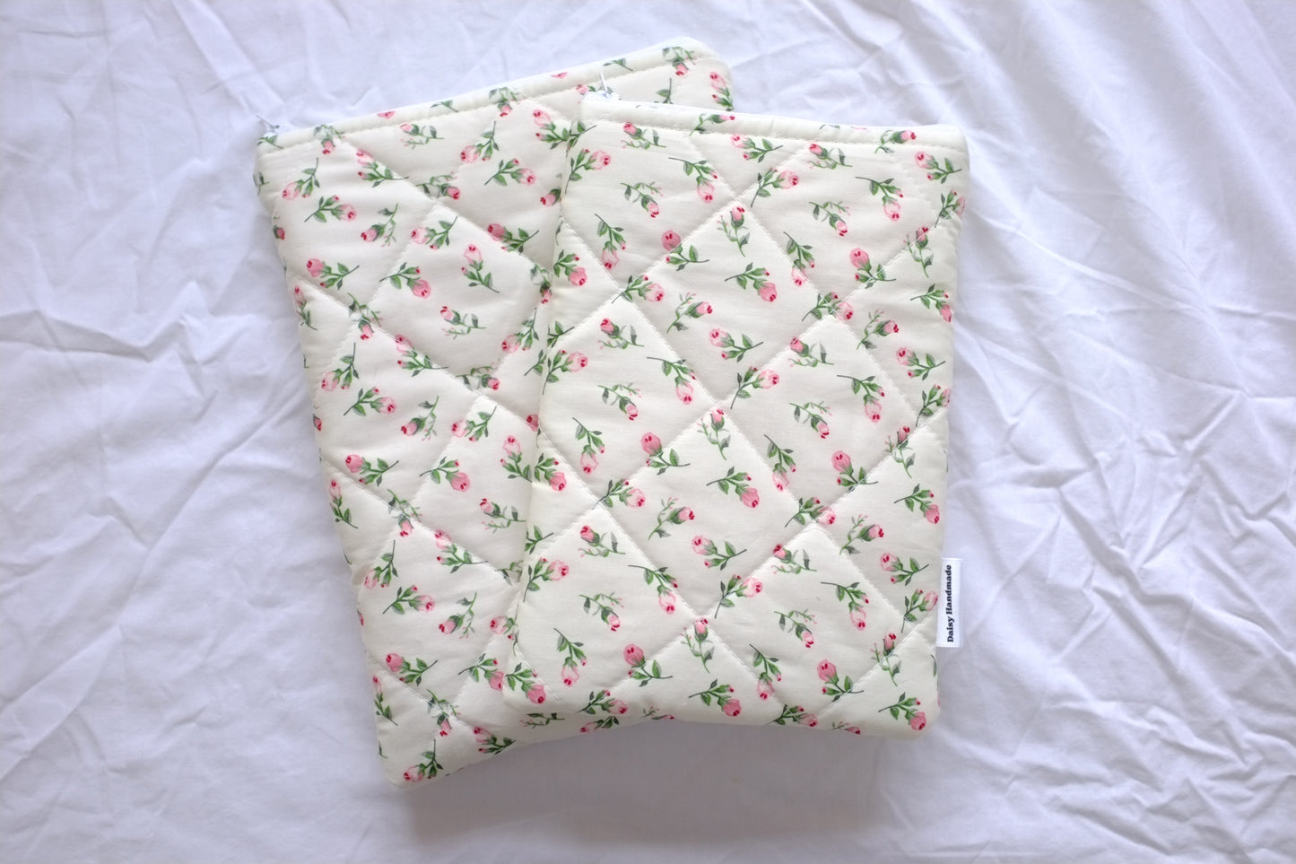 Ivory rose buds book sleeve