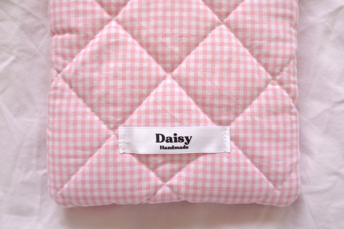Kindle sleeve pink mini gingham