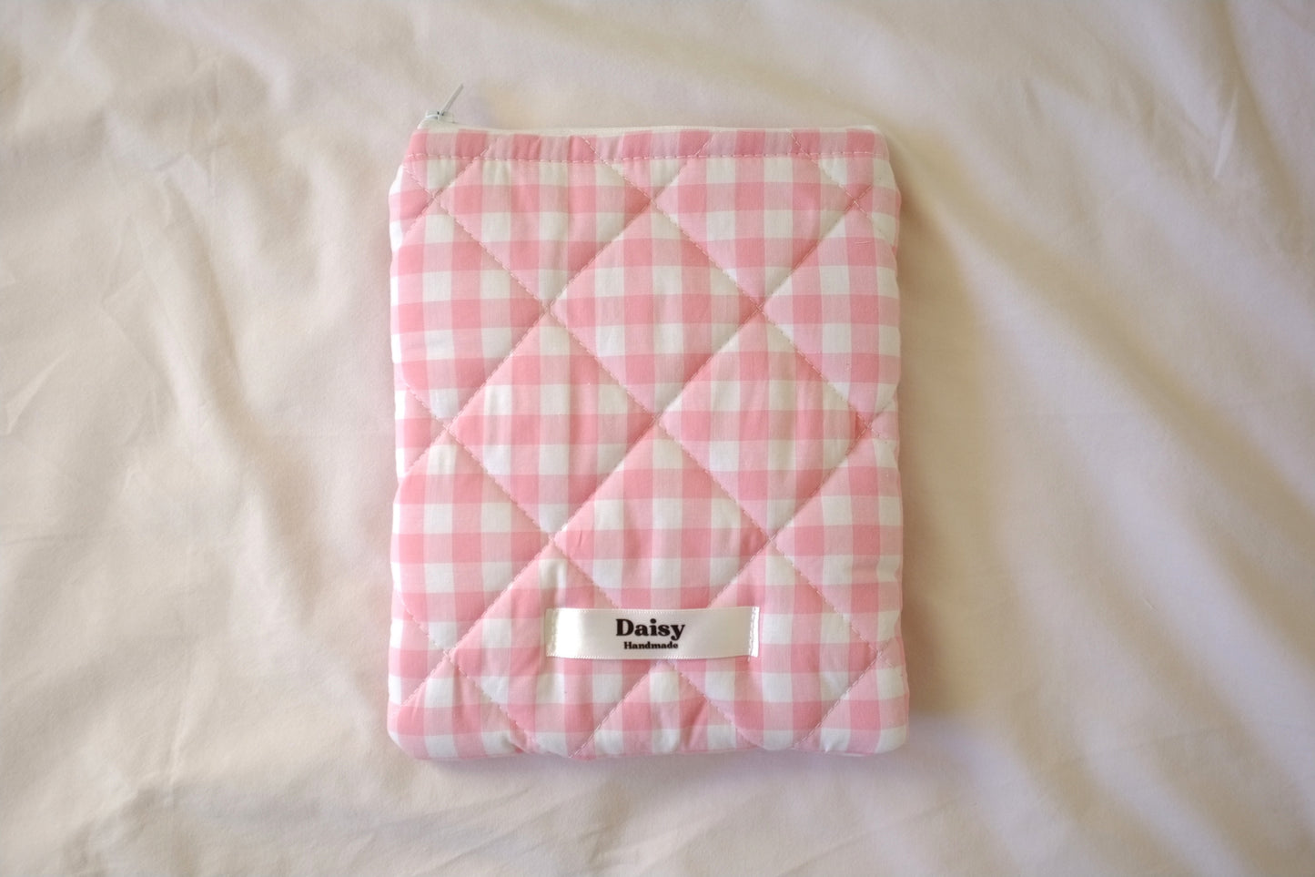 Kindle sleeve pink gingham