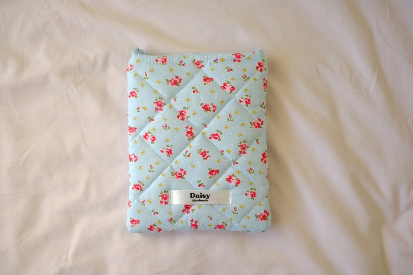 Kindle sleeve blue bow rose