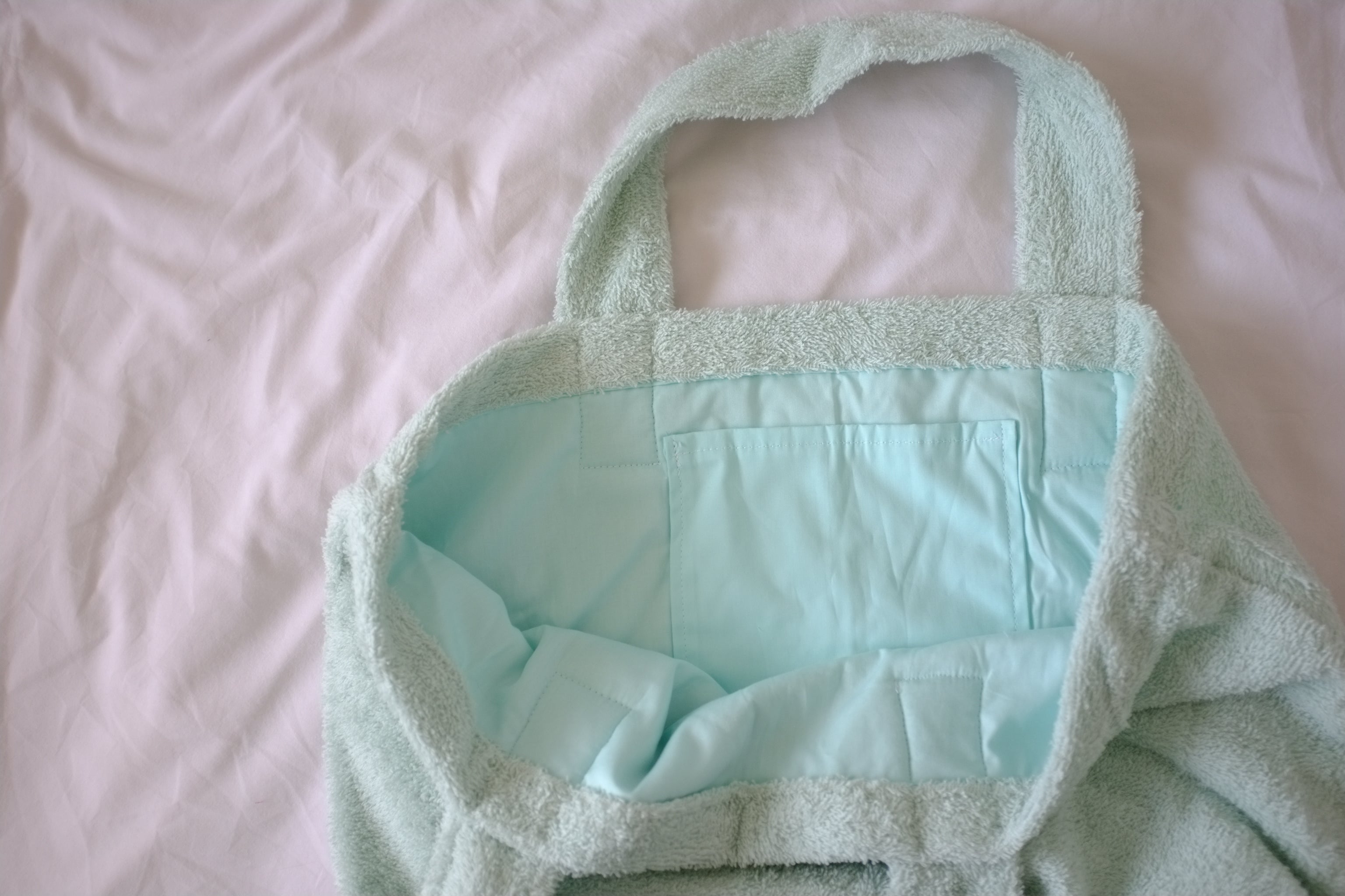 Towel tote beach bag (Slight imperfections)