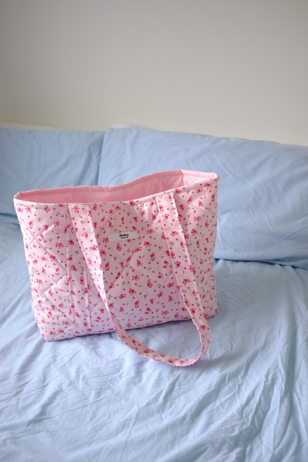 Custom Quilted Tote Bag
