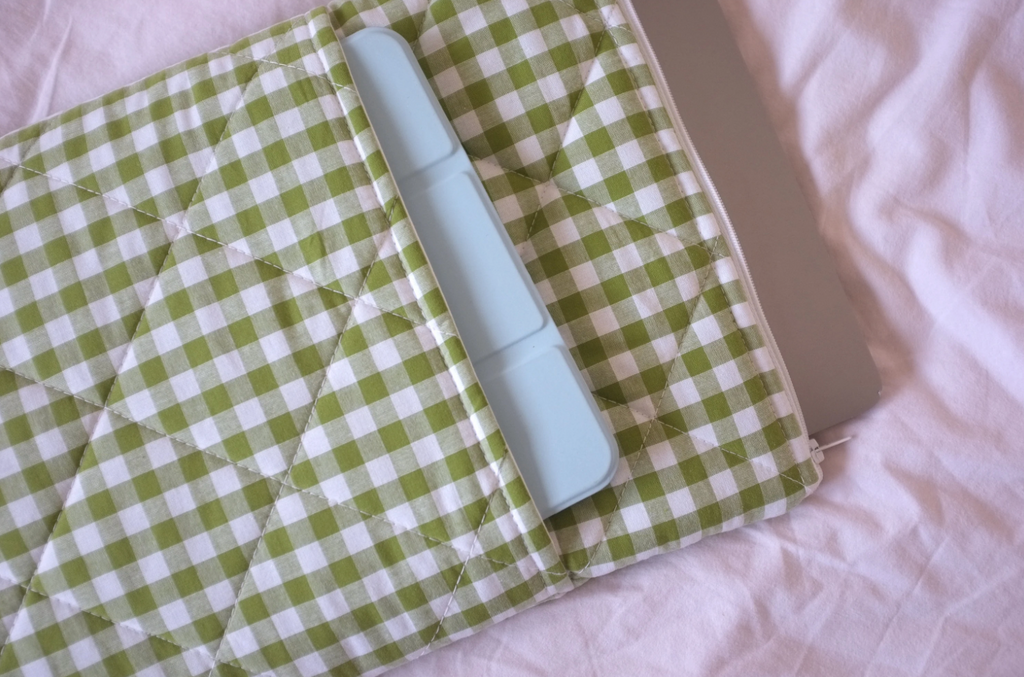 Custom Quilted Pocket Laptop Sleeve