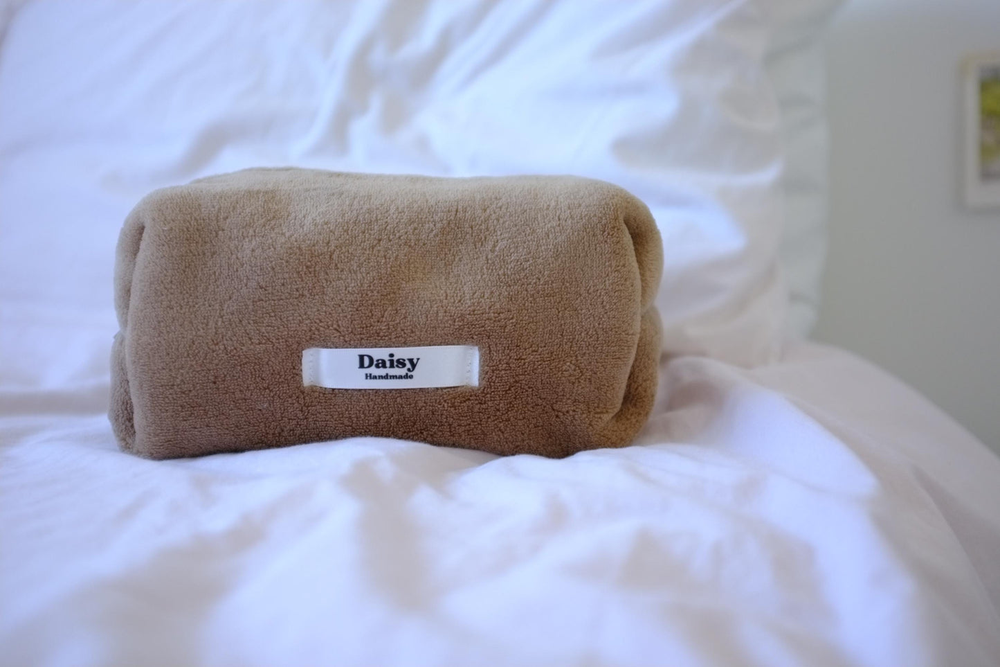 Makeup bag brown teddy