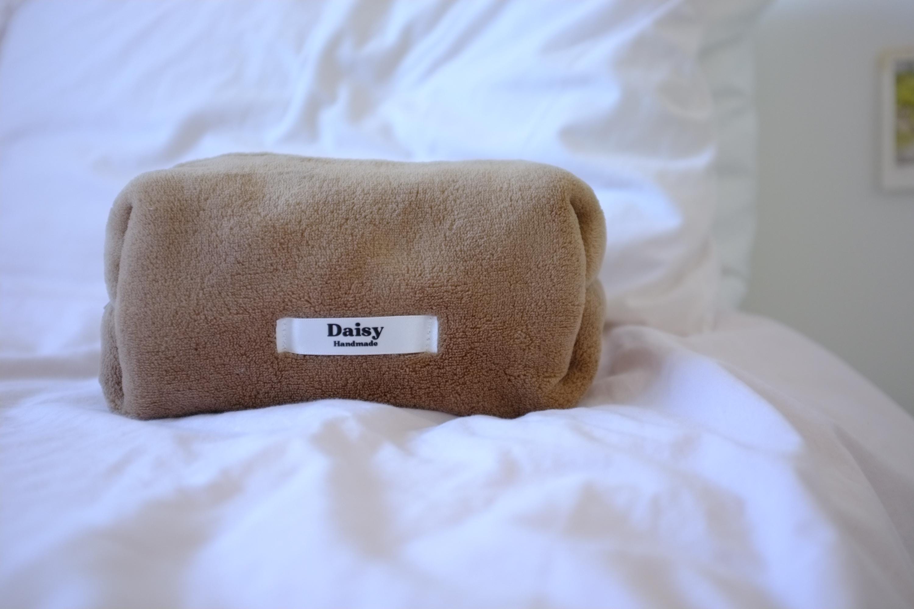Makeup bag brown teddy