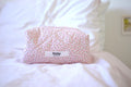 Makeup bag pink tiny floral