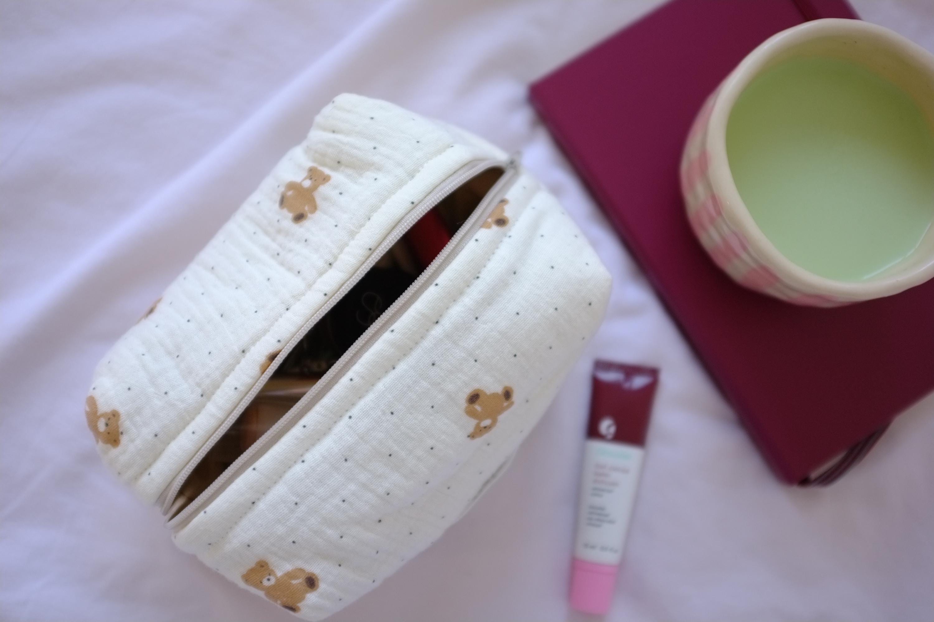 Makeup bag teddy bear