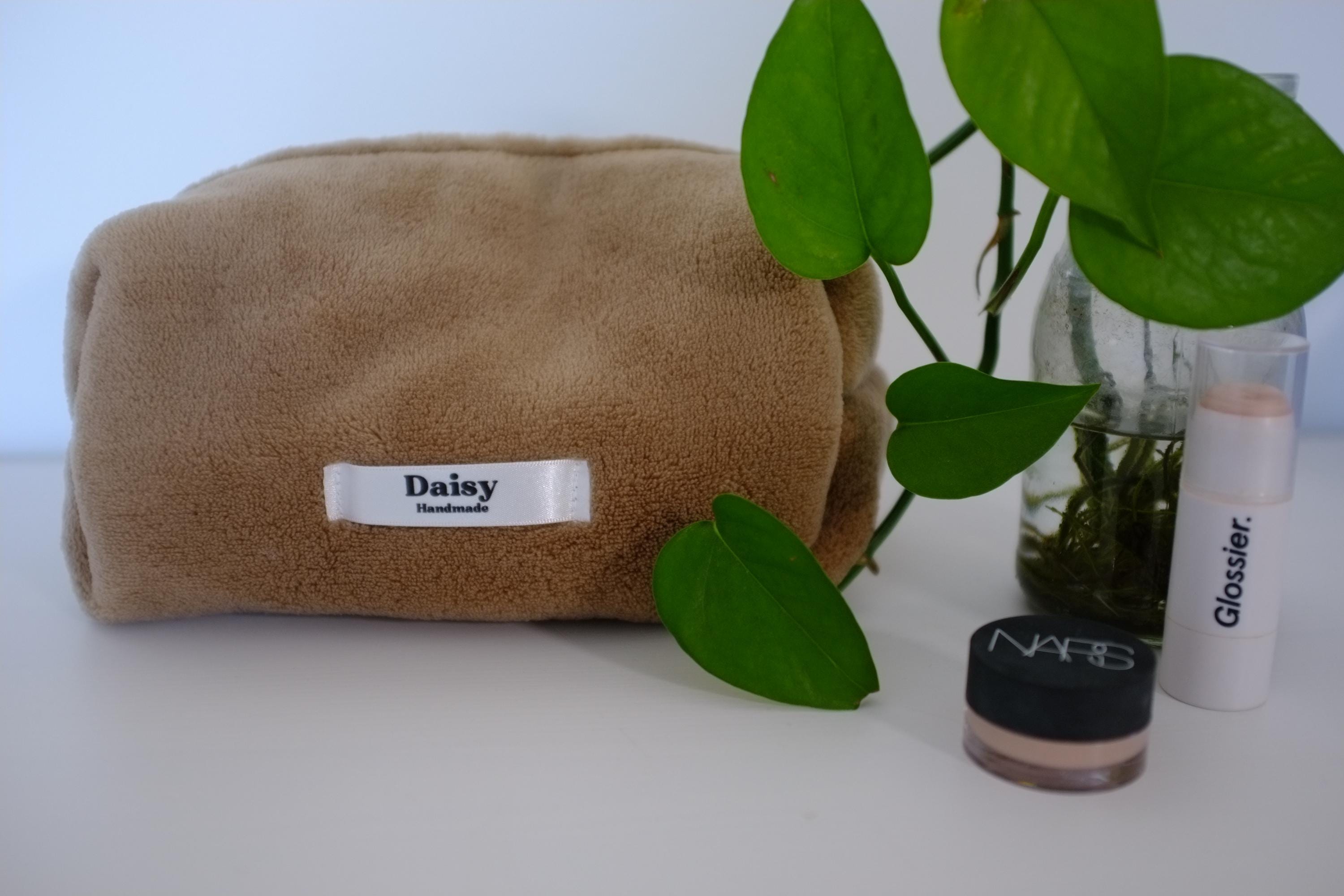 Makeup bag brown teddy