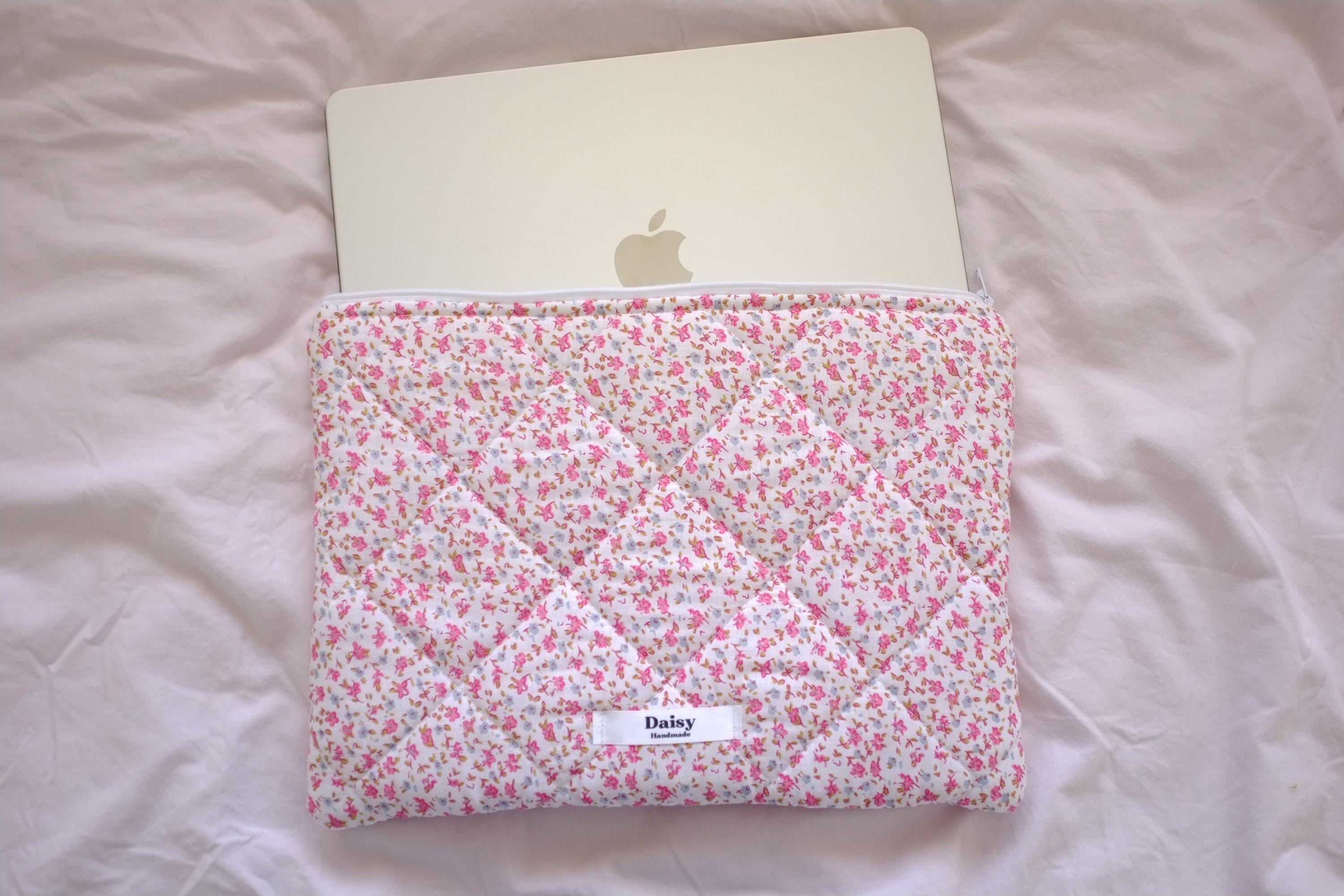 Laptop sleeve autumn pink floral