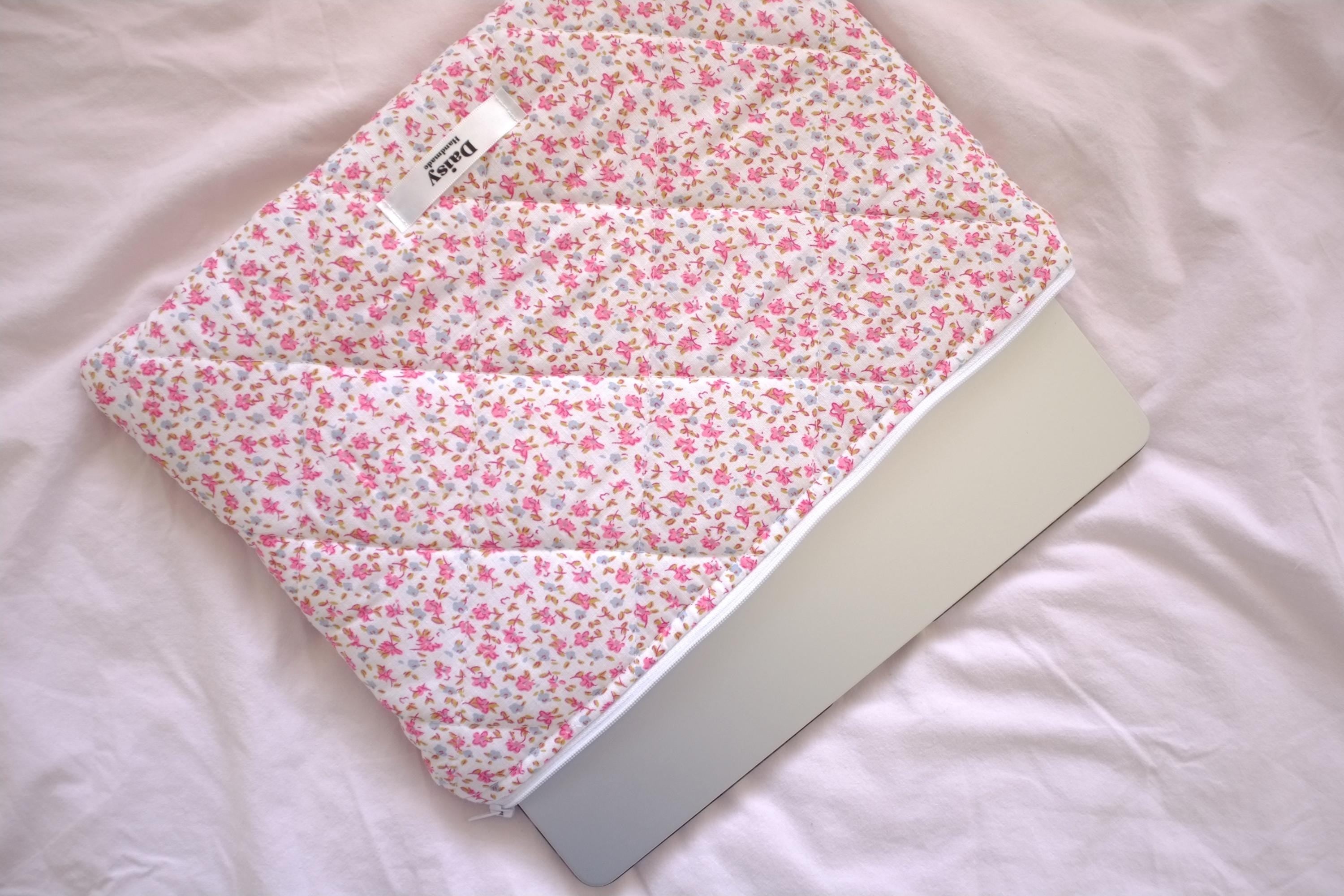 Laptop sleeve autumn pink floral