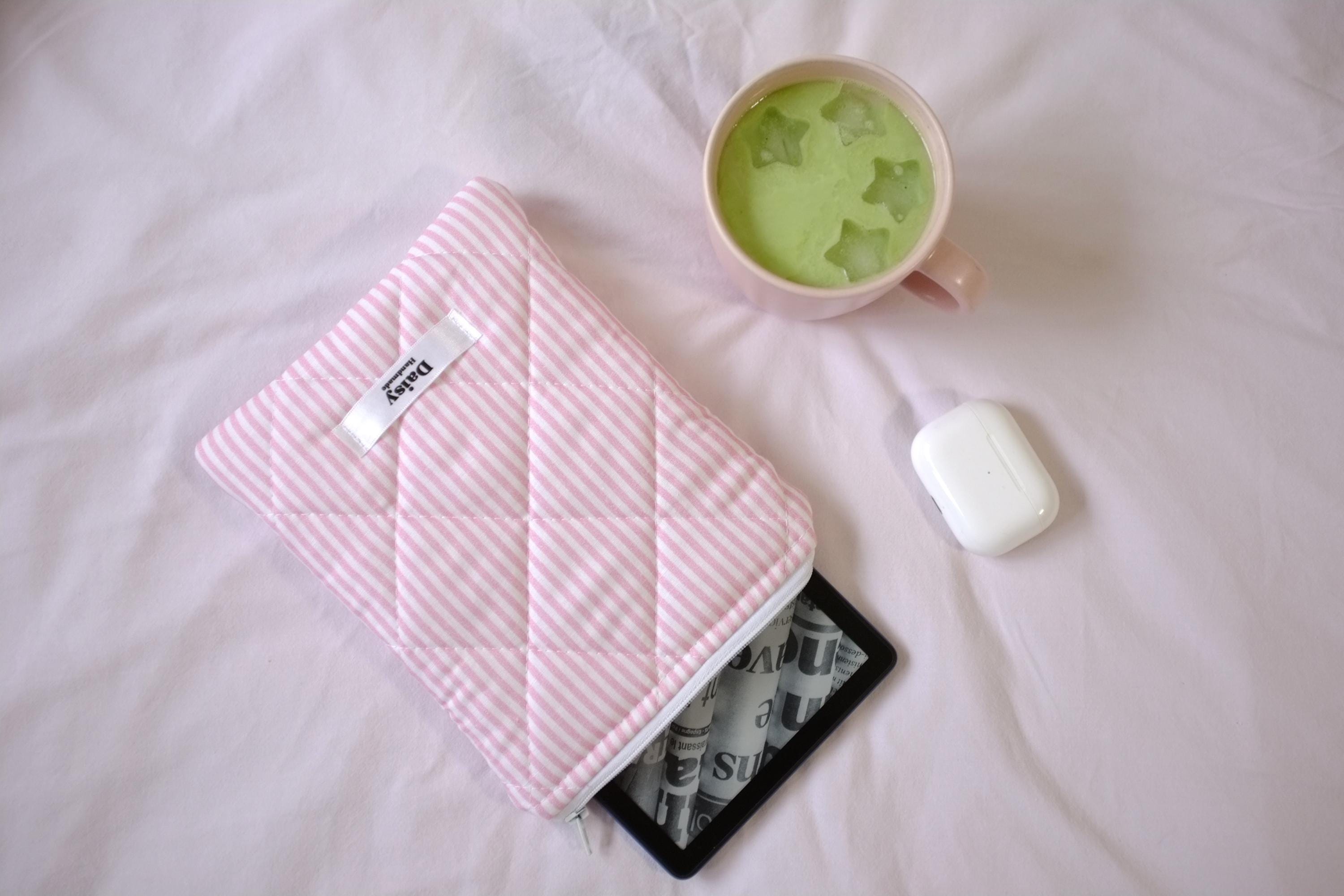 Kindle sleeve pink stripe