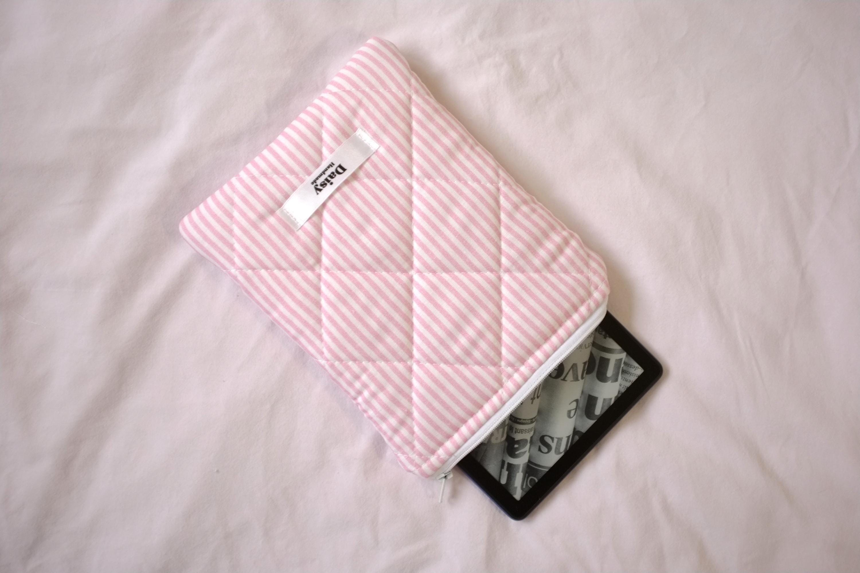 Kindle sleeve pink stripe