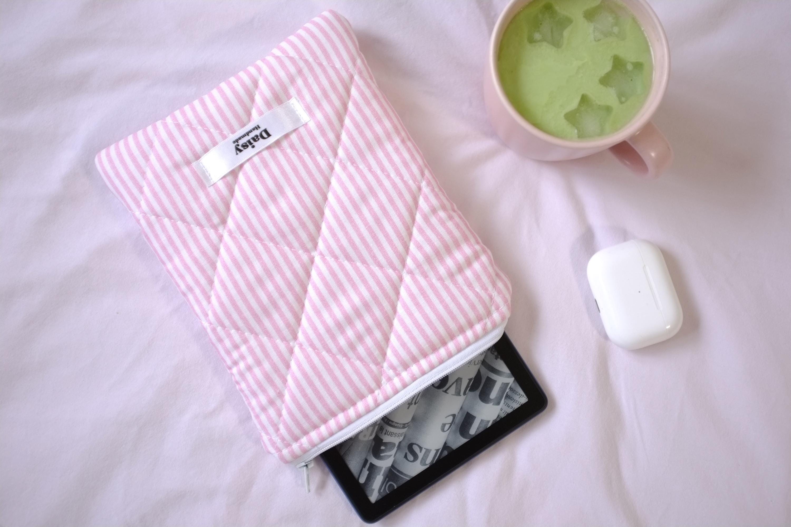 Kindle sleeve pink stripe